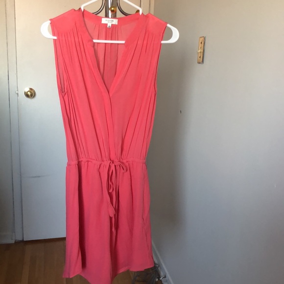 Babaton Silk Benedict Tie-Waist Dress - Picture 3 of 8